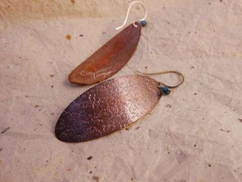 Smashed & Stamped Penny Earrings