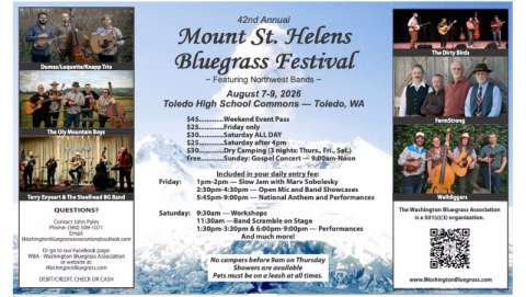 Mount Saint Helens Bluegrass Festival