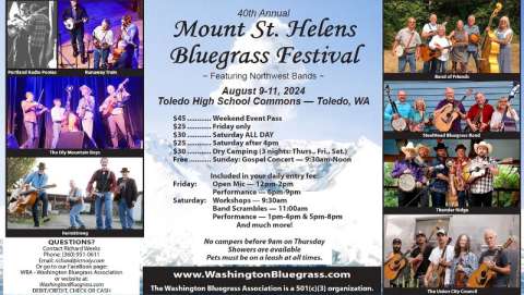 Mount Saint Helens Bluegrass Festival