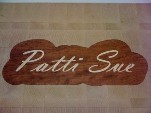 All maple board, bubinga and maple inlay