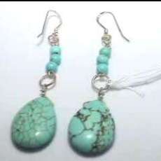 Howling Turquoise Earrings