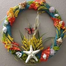 Beachy Wreath