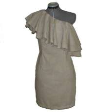 One shoulder off dress