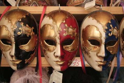 Carnival Masks--Venice, Italy