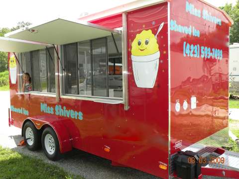 Miss Shivers Shaved Ice Trailer