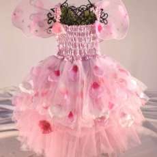 Baby Rose Petal Fairy Dress