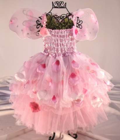 Baby Rose Petal Fairy Dress