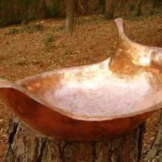 Copper Leaf Sink