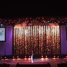 Indoor Pyrotechnic Waterfall