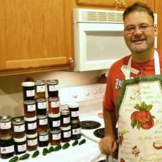 Me standing with my jalapeno jams