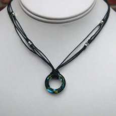 Bermuda Blue Cosmic Ring Necklace