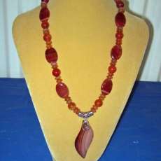 Striped Agate Necklace