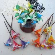 Origami Hair Sticks