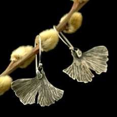 Ginkgo Leaf Earrings