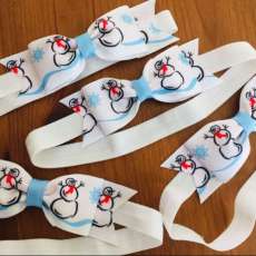 Snowman Baby Soft Headband