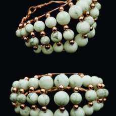 Copper Howlite Bracelet