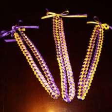 Handmade Ribbon Leis by Chandra