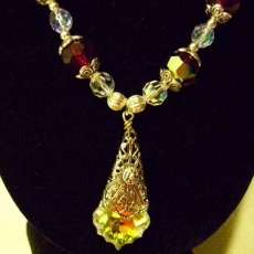 Vintage Swarovski Beaded Necklace