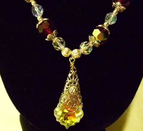 Vintage Swarovski Beaded Necklace