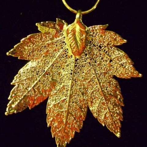 Real Maple Leaf Necklace