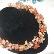 Uniquely Yours Coral Beaded Necklace