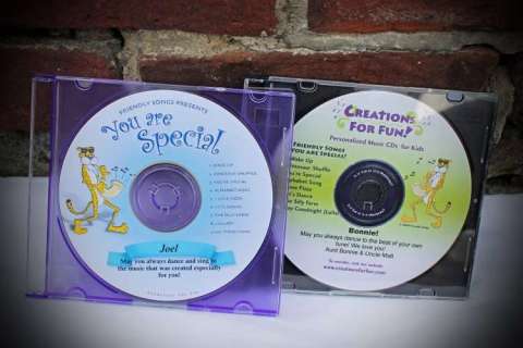 Creations for Fun Personalized Music CDs for kids