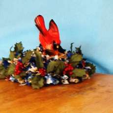 Christmas Cardinal Centerpiece