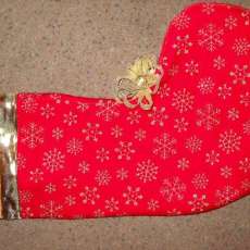 large x-mas stocking extra thick $10.00