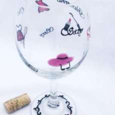 Stylish, Diva, Sexy Wine Glass
