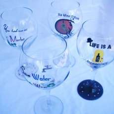Set Of Four Wine glasses