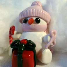 Breast Cancer Awareness Snow"woman"