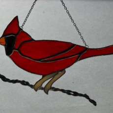 Cardinal Sun Catcher