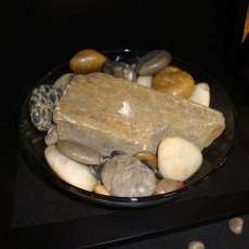 vase wick rock candle