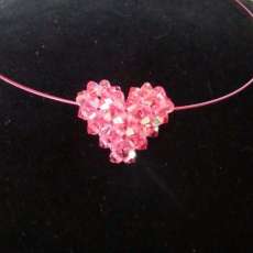 pendant on stainless steel wire
