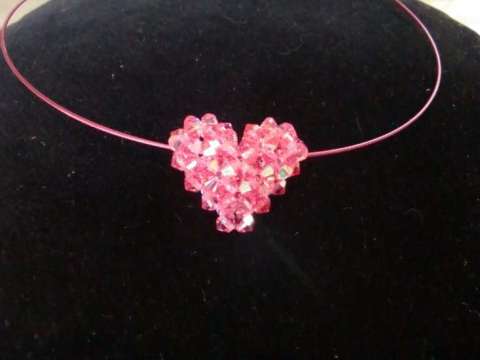 pendant on stainless steel wire