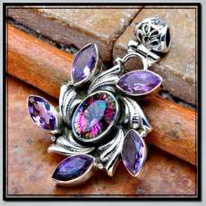 Mystic Topaz with Amethyst