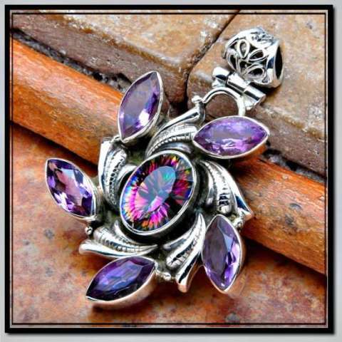 Mystic Topaz with Amethyst
