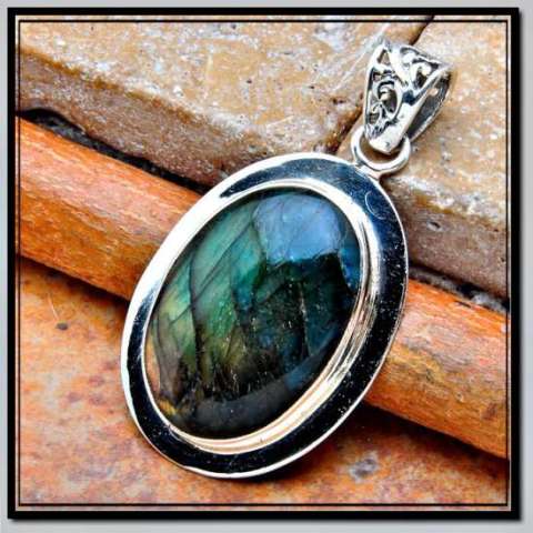 Full Spectrum Labradorite in Sterling Silver