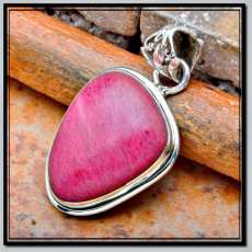 Pink Jasper in Sterling Silver