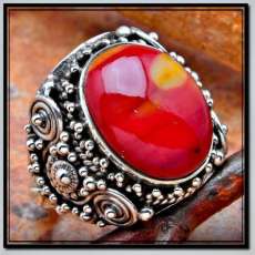 Beautiful Mookite Ring in Sterling Silver