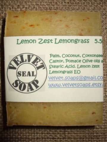 Lemon Zest Lemongrass Soap