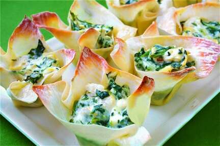 Spinach Artichoke Dip Cups