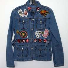 Poker jean jacket