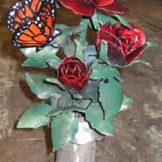 Roses and Butterfly Bouquet