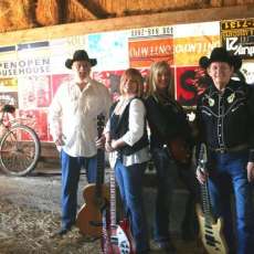 The Pine Dogz band in the barn 2