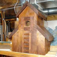 Rustic Barn Birdhouse