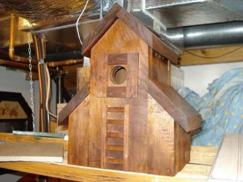 Rustic Barn Birdhouse