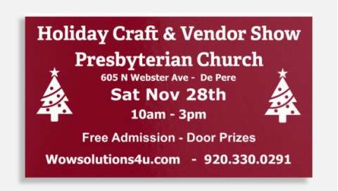 Presbyterian Church Holiday Craft and Vendor Show