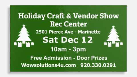 Rec Center Holiday Craft Show
