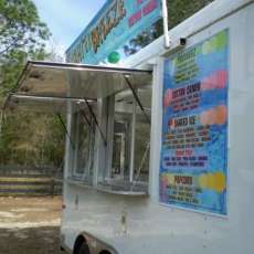 A Customers View Walking Up to Stand